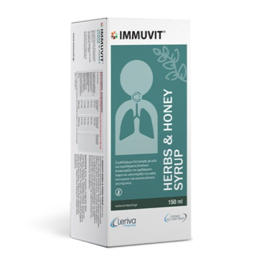 Leriva Pharma Immuvit Herbs & Honey Syrup  150 ml