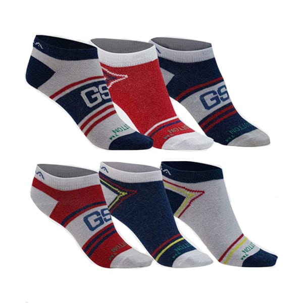 GSA Supercotton Kids Ultralight Low Cut Socks  Pako me 6 copë - 50 copë shumëngjyrëshe