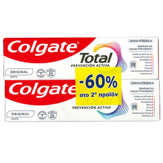 Colgate Promo Total Active Prevention Toothpaste (-60% for the 2nd Product)  2x75ml