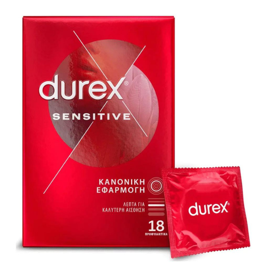 Durex Sensitive Thin Feel Condoms  18 copë