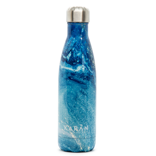 Karan All Day Galaxy Blue Stainless Steel Water Bottle  500 ml