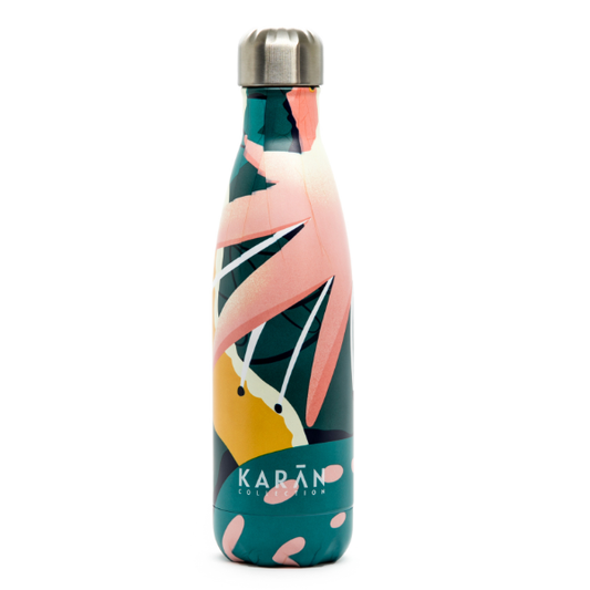 Karan All Day Multicolor Light Stainless Steel Water Bottle  500 ml