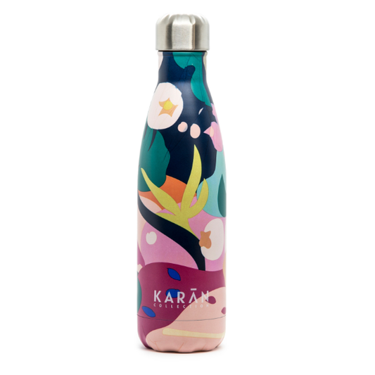 Karan All Day Multicolor Stainless Steel Water Bottle  500 ml
