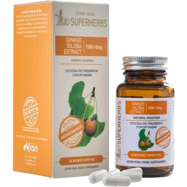 John Noa Ginkgo Biloba 6000® 120mg  30 kapsula