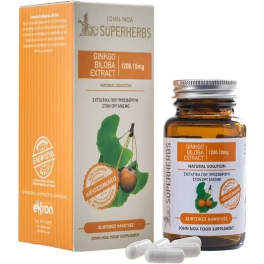 John Noa Ginkgo Biloba 6000® 120mg  30 kapsula