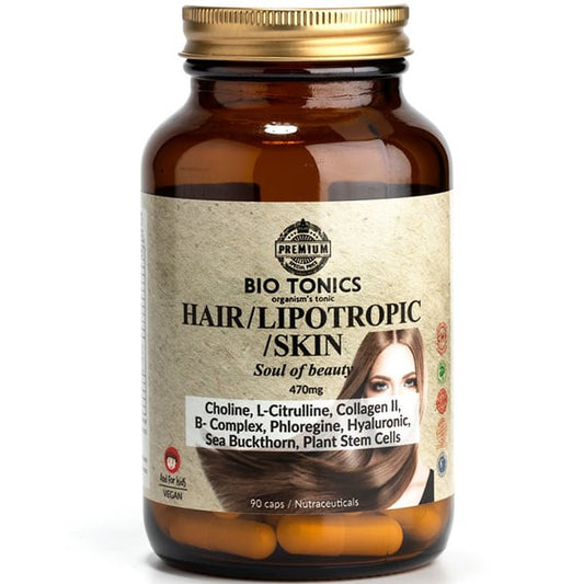 Bio Tonics Hair Lipotropic Skin 470mg  90 ndeshje