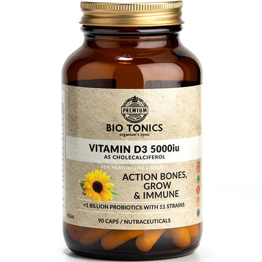 Bio Tonics Vitamin D3 5000iu  90 ndeshje