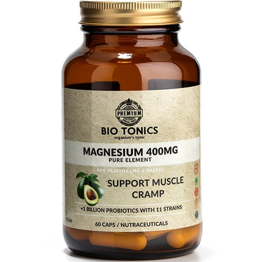 Bio Tonics Magnesium Muscle Cramb 400mg  60 kapele