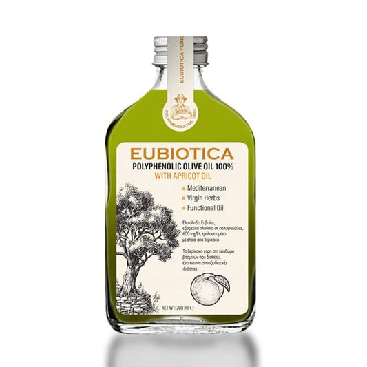 Eubiotica Polyphenolic Olive Oil 100% with Apricot Oil  280 ml