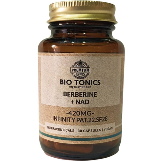 Bio Tonics Berberine & Nad+ 420mg  30 kapsula