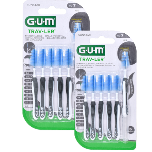 Gum 1619 Trav-ler Promo (-50% on the 2nd product) Interdental Brush 2.6mm  2x6 copë