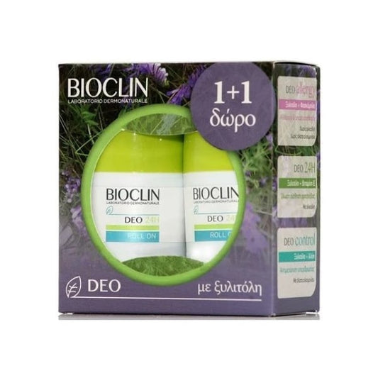 Bioclin Promo Deo 24H Roll-On (1+1 Free)  2 x 50ml