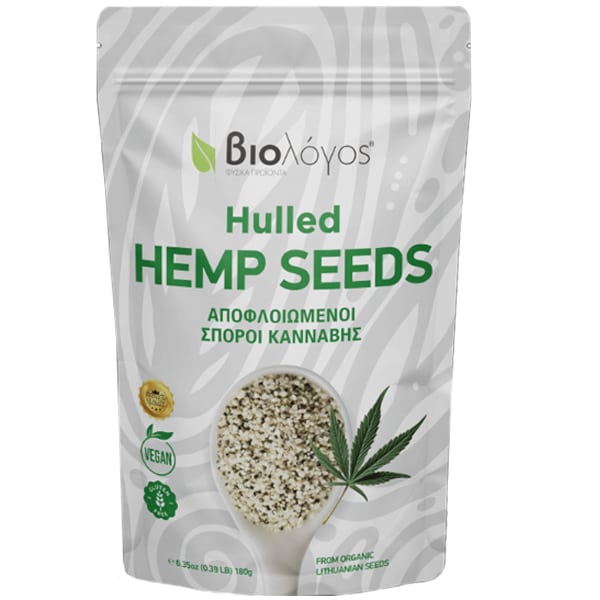 Biologos Hulled Hemp Seeds  180gr