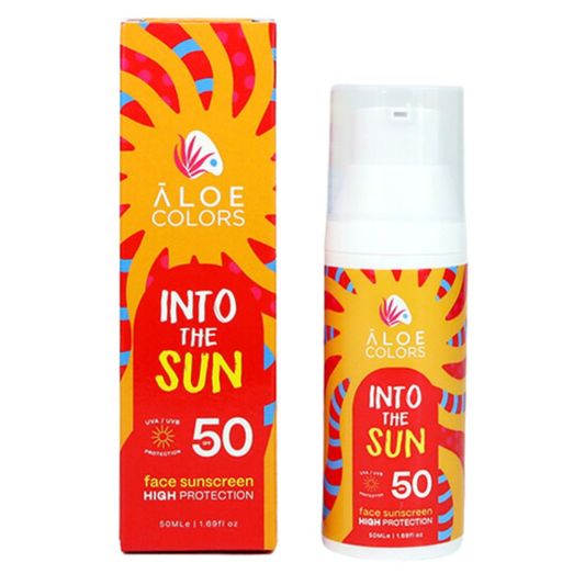 Aloe Colors Into The Sun Face Sunscreen SPF50  50 ml