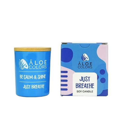 Aloe Colors Soy Candle Just Breathe  150g