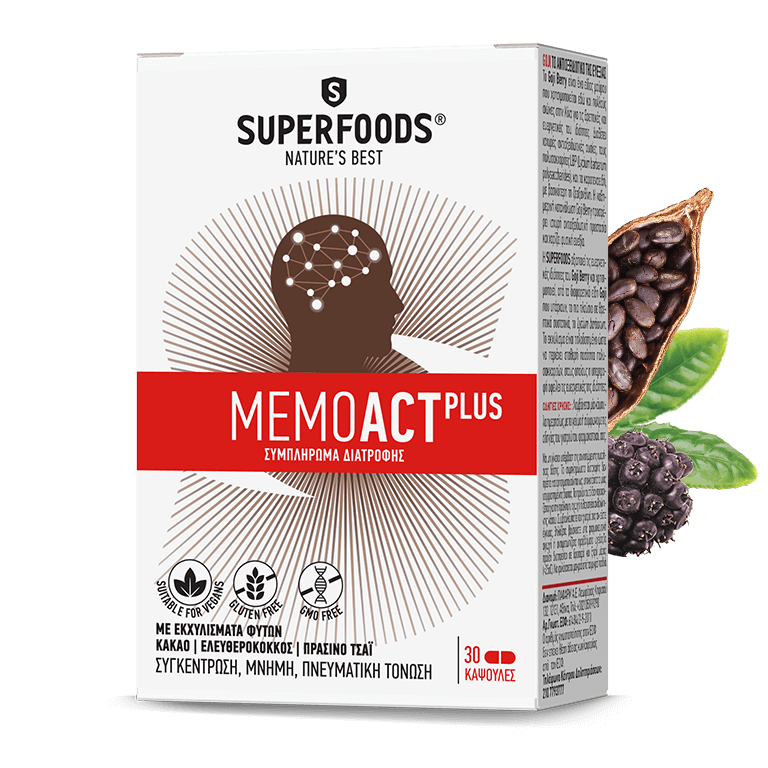 Superfoods Memoact Plus  30 kapsula