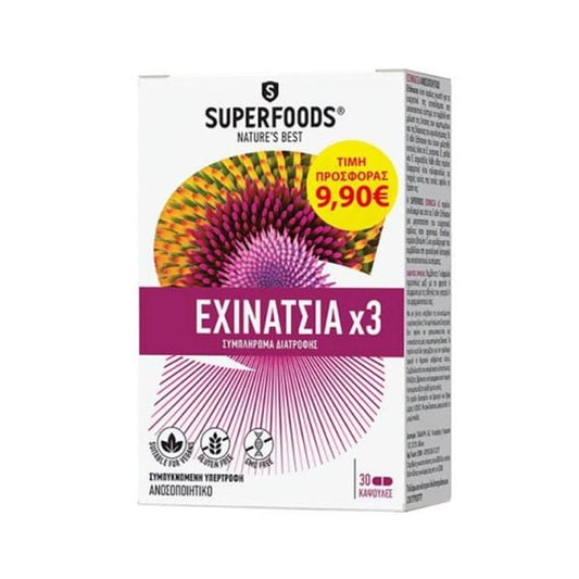 Superfoods Promo Echinacea x3  30 kapsula
