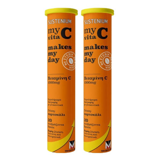 Sustenium My Vita C Makes My Day Vitamin C 1000mg  2 x 20 tableta efektive