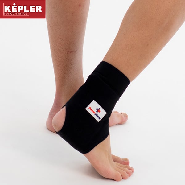 Powerpharm Kepler Far Infrared Ankle Brace  1 copë - 002 E zezë