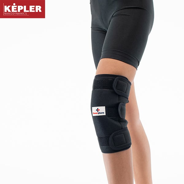 Powerpharm Kepler Far Infrared Knee Brace  1 copë - 002 E zezë