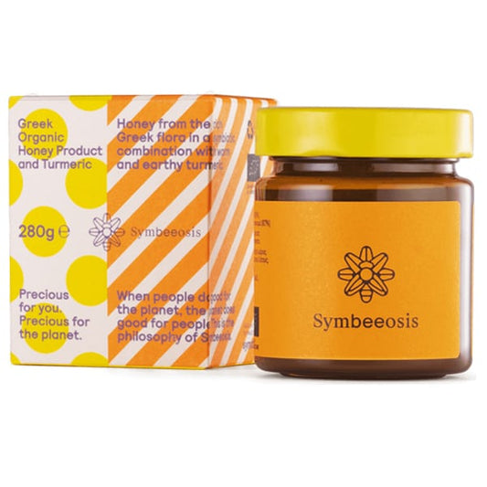 Symbeeosis Greek Organic Honey Product & Turmeric  280gr