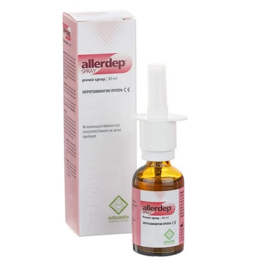 Erbozeta Allerdep Nasal Spray with Anti-Allergic, Regenerative & Anti-Inflammatory Properties  30 ml