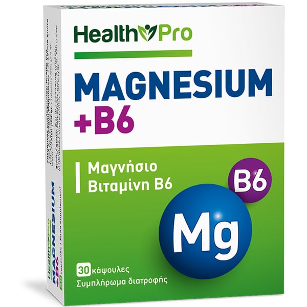 Health Pro Magnesium + Vitamin B6  30 kapsula