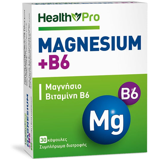 Health Pro Magnesium + Vitamin B6  30 kapsula