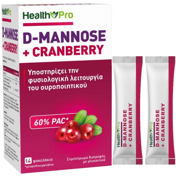 Health Pro D-Mannose & Cranberry  14 bustina