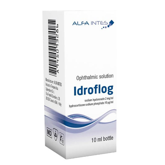 Alfa Intes Idroflog Eye Drops for Dry Eyes  10 ml