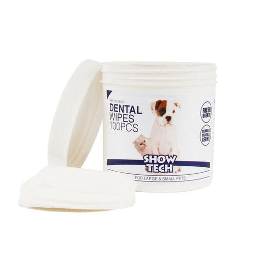 Show Tech Dental Pet Wipes  100 copë