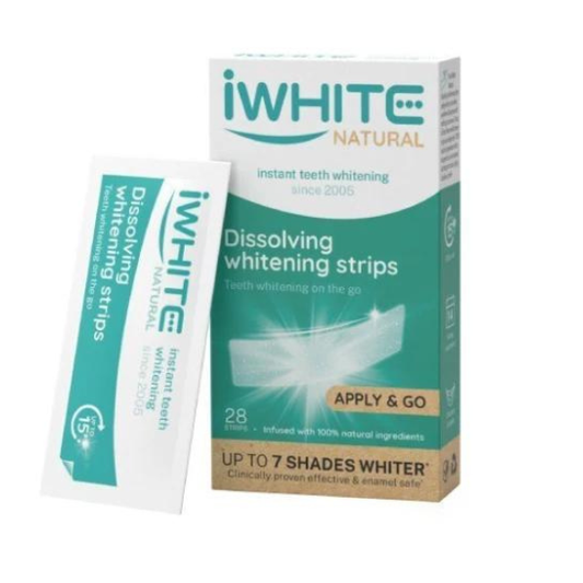 iWhite Natural Dissolving Whitening Strips  28 shirita