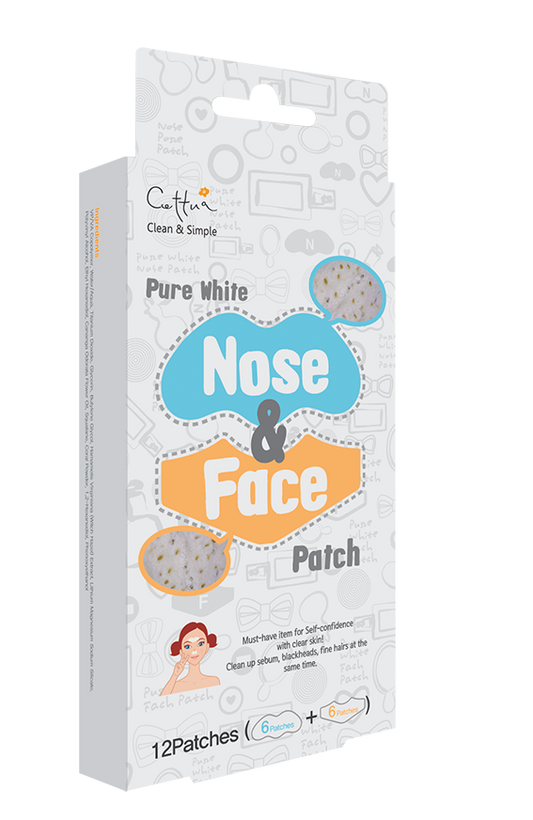 Cettua Clean & Simple Pure White Nose & Face Patch  12 copë