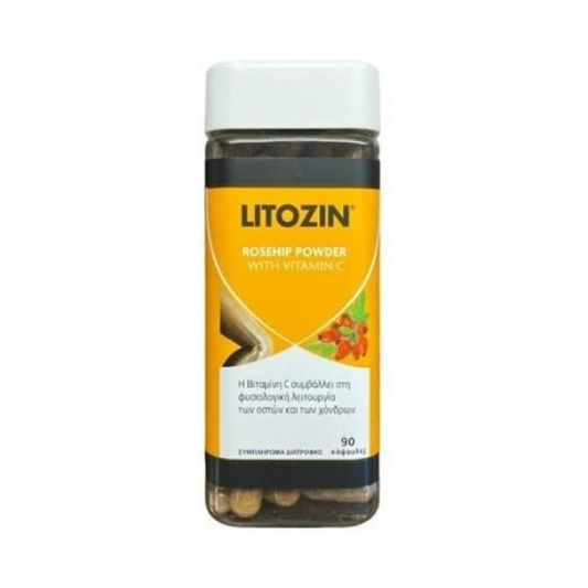 Litozin Rosehip Powder with Vitamin C  90 ndeshje