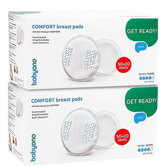Babyono Promo Comfort Breast Pads  100+40 copë Falas