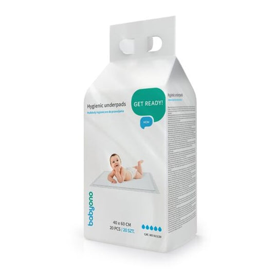 Babyono Hygienic Underpads Disposable Underpads 40x60cm  20 copë