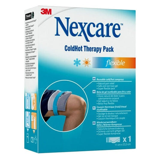 3M Nexcare ColdHot Therapy Pack Flexible Ice Pack / Multi-Purpose Heating Pads for Natural Pain Relief (11cm x 23.5cm)  1 copë