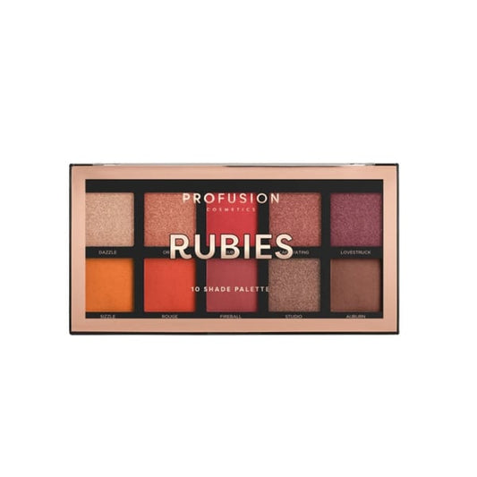 Profusion Rubies Mini Artistry 10 Shade Palette  1 copë