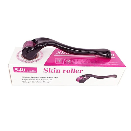 Ag Pharm Ums Skin Roller System 540 Needles Facial Massage 0.25mm  1 copë - 002 E zezë