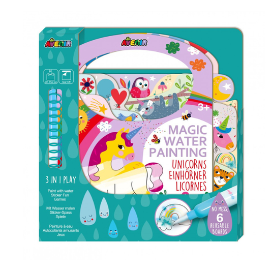 Avenir Magic Water Painting Unicorns  Libri i Ngjyrosjes së Njëbrirëshit copë