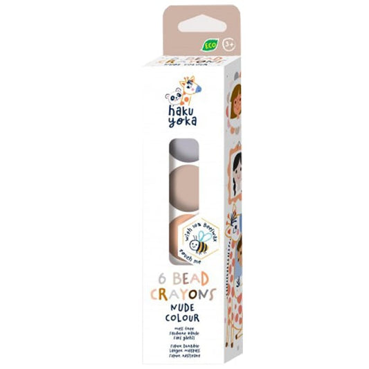 Haku Yoka 6 Bead Crayons Bead Crayons, 6pcs  1 set - Ngjyrë nudo
