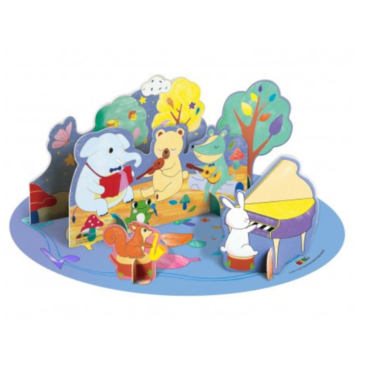 Avenir Crayon Activity Forest Concert  Kit aktivitetesh për fëmijë copë
