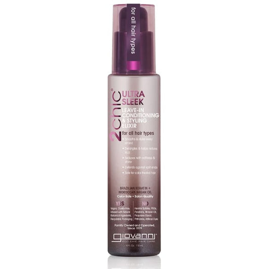 Giovanni 2Chic Ultra-Sleek Leave-In Conditioning & Styling Elixir  118 ml