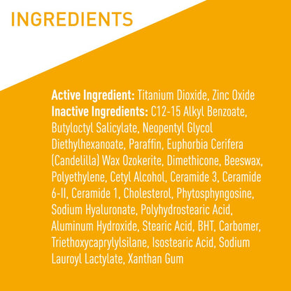 CeraVe Mineral Sunscreen Stick SPF 50 13.32g
