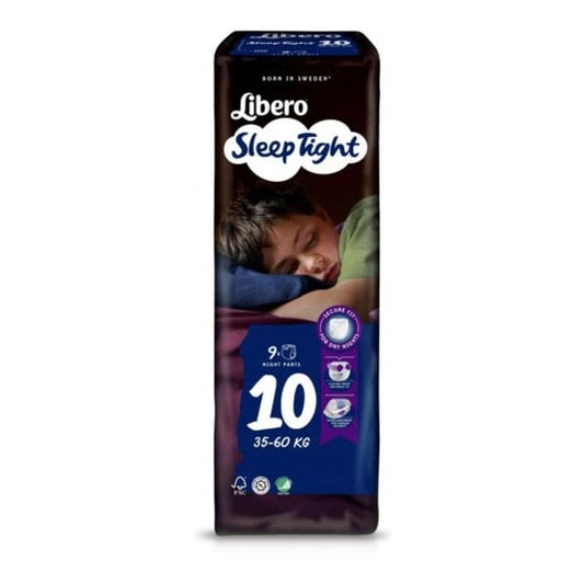 Libero Sleep Tight PaNt Diapers No 10 (35-60Kg)  9 copë
