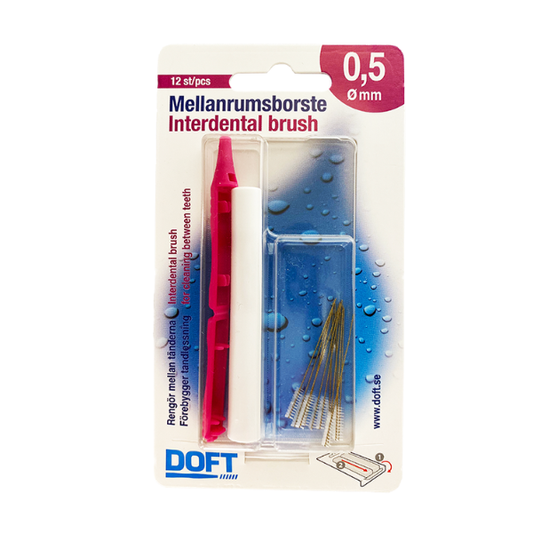 Doft Envelope Interdental Brushes 0.5mm  12 copë