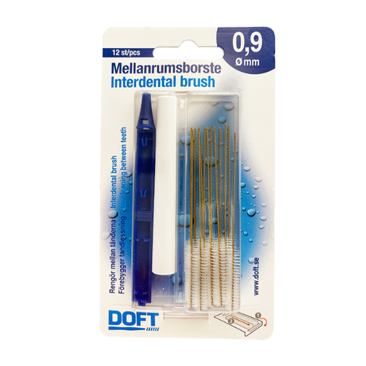 Doft Envelope Interdental Brushes 0.9mm  12 copë