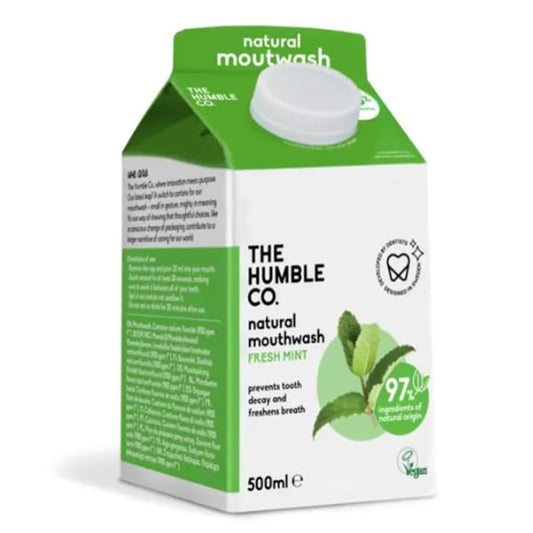 The Humble Co. Natural Mouthwash Fresh Mint  500 ml