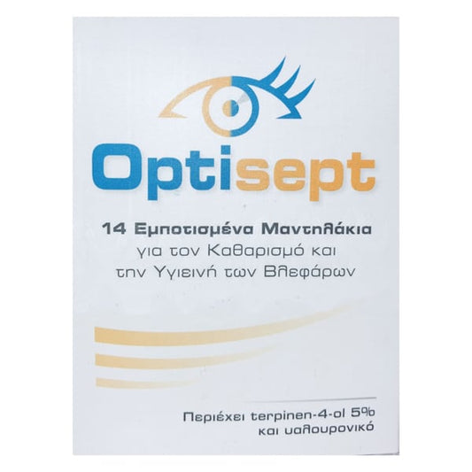 Optisept Eyelid Pads  14 copë