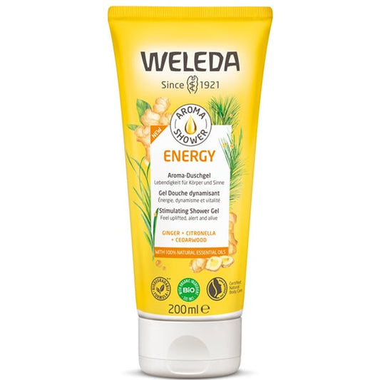 Weleda Aroma Shower Energy Stimulating Shower Gel with Ginger, Citronella & Cedarwood  200 ml
